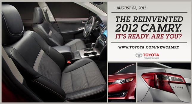 Toyota Camry 2012 - первое фото интерьера